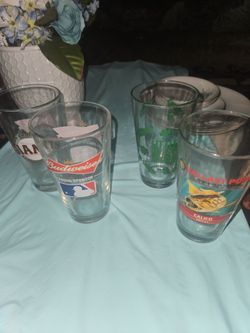 4 beer glasses
