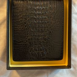 Handmade Crocodile Wallet For Men