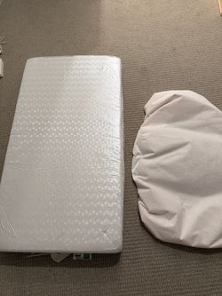 Baby crib mattress and waterproof cover