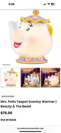Mrs. Potts Teapot Scentsy Warmer I Beauty & The Beast