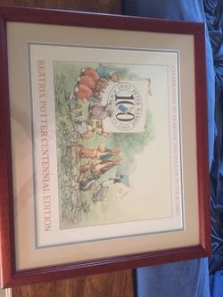 Beatrix Potter framed and matted prints