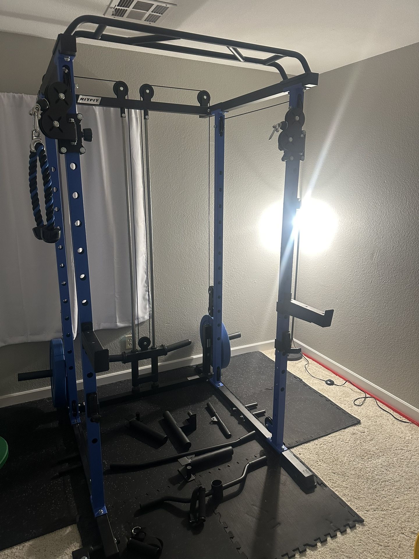 Ritfit Power Cage Home Gym With Pulleys