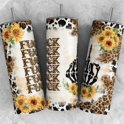 Sunflower F*ck Tumbler