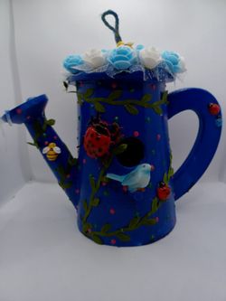 Watering Can Bird House