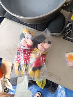 Mickey And Minnie Stuffys