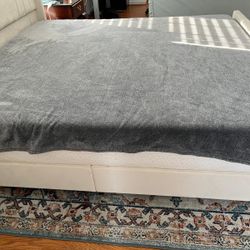 King Size Bed frame and Mattress 