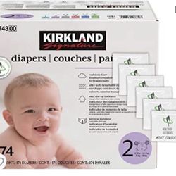 Kirkland SZ 2 DIAPERS + Pampers SZ 2 DIAPERS