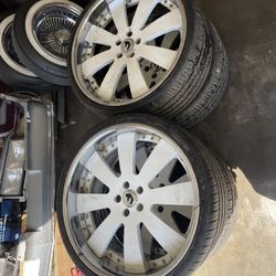 22” Forgiato Rims And Tires