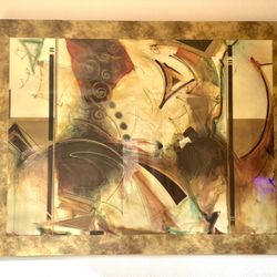 Dinning Room Set With Wall Decor