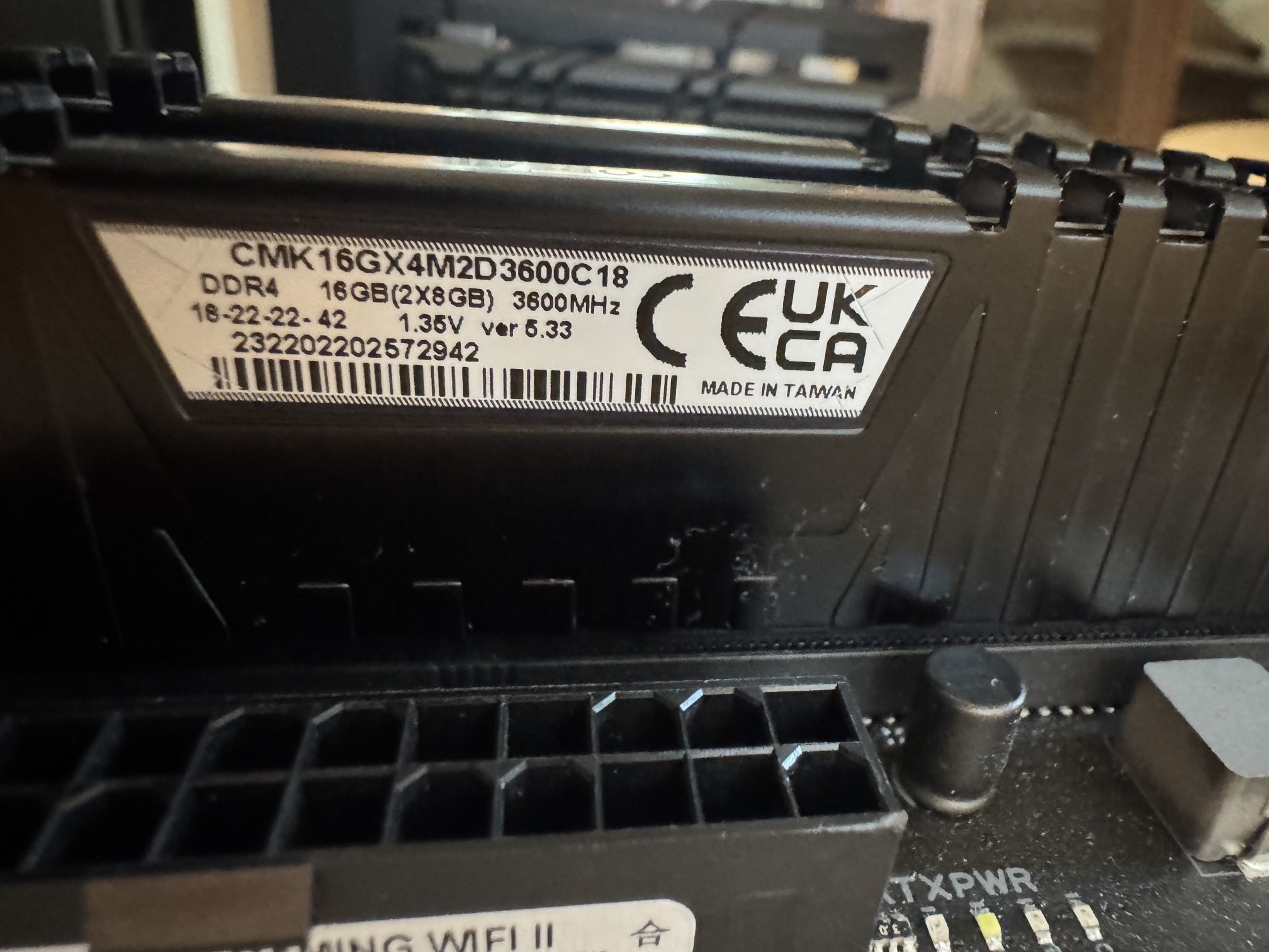 B550-F Motherboard with Cpu And Ram