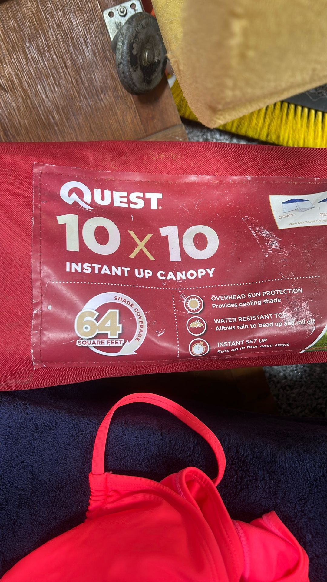 Quest 10’x 10’ Instant Up Canopy