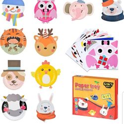 Crafts for Kids Ages 4-8 Plate Crafts Supplies Ornament Art Educational Toys for Preschool Toddler Activities Birthday Gifts for Boys Girls Learning