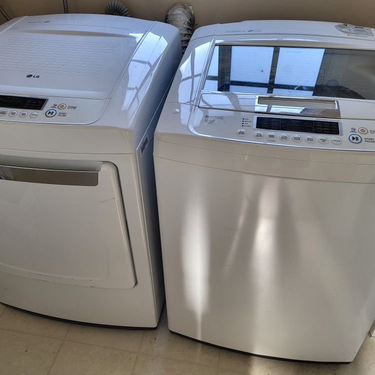 LG Washer & (Gas) Dryer  pair - Moving Sale
