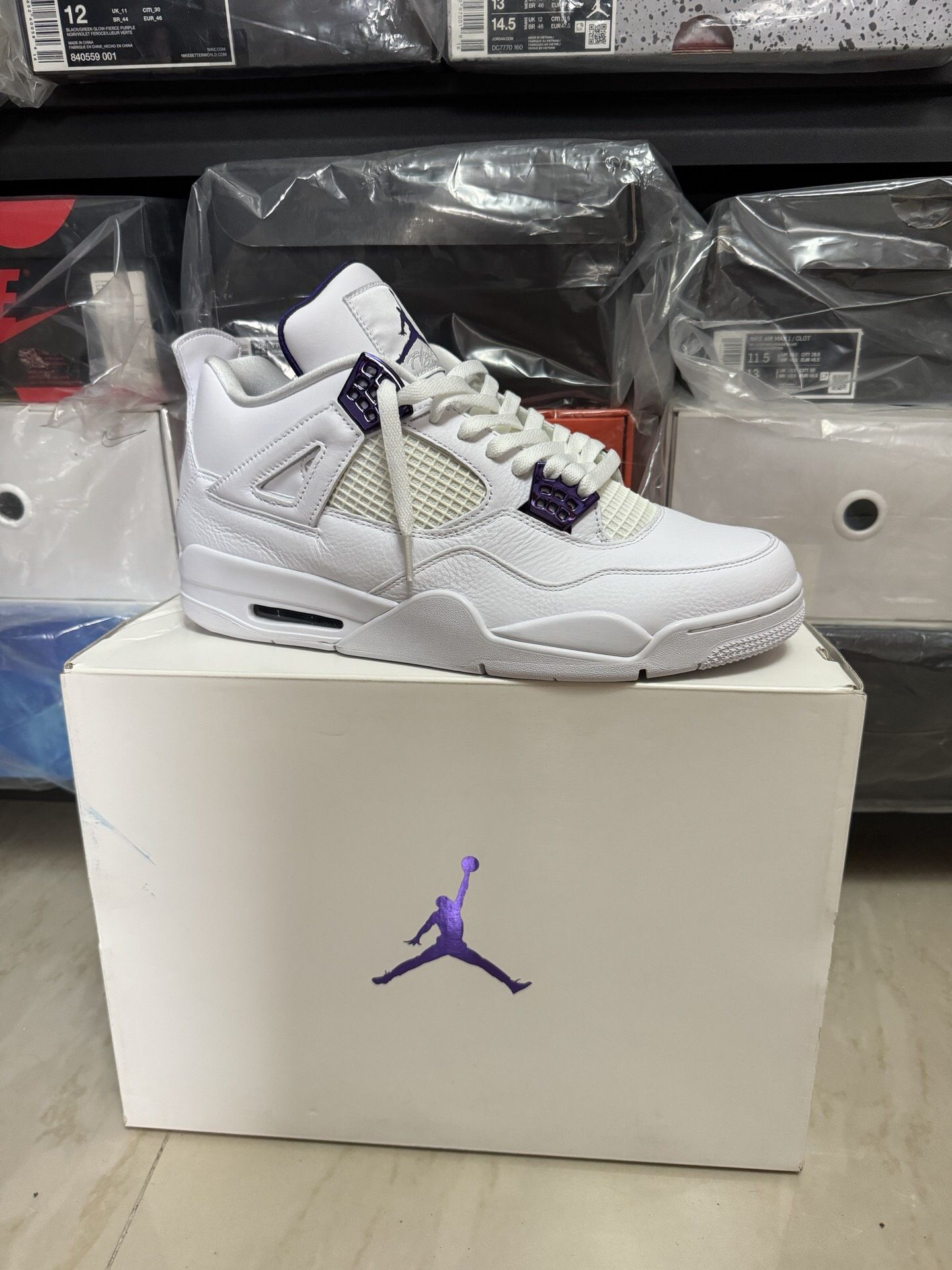 Nike air Jordan 4 retro purple metallic
