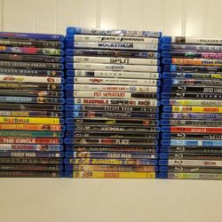 $5 BLU RAYS $5 EACH OR 5 FOR $20 OR TRADE FOR  MOVIE TITLES  I DO NOT ALREADY OWN. BLU RAYS ONLY NO DIGITALS.