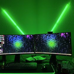 2 MSI MAG27C Monitors