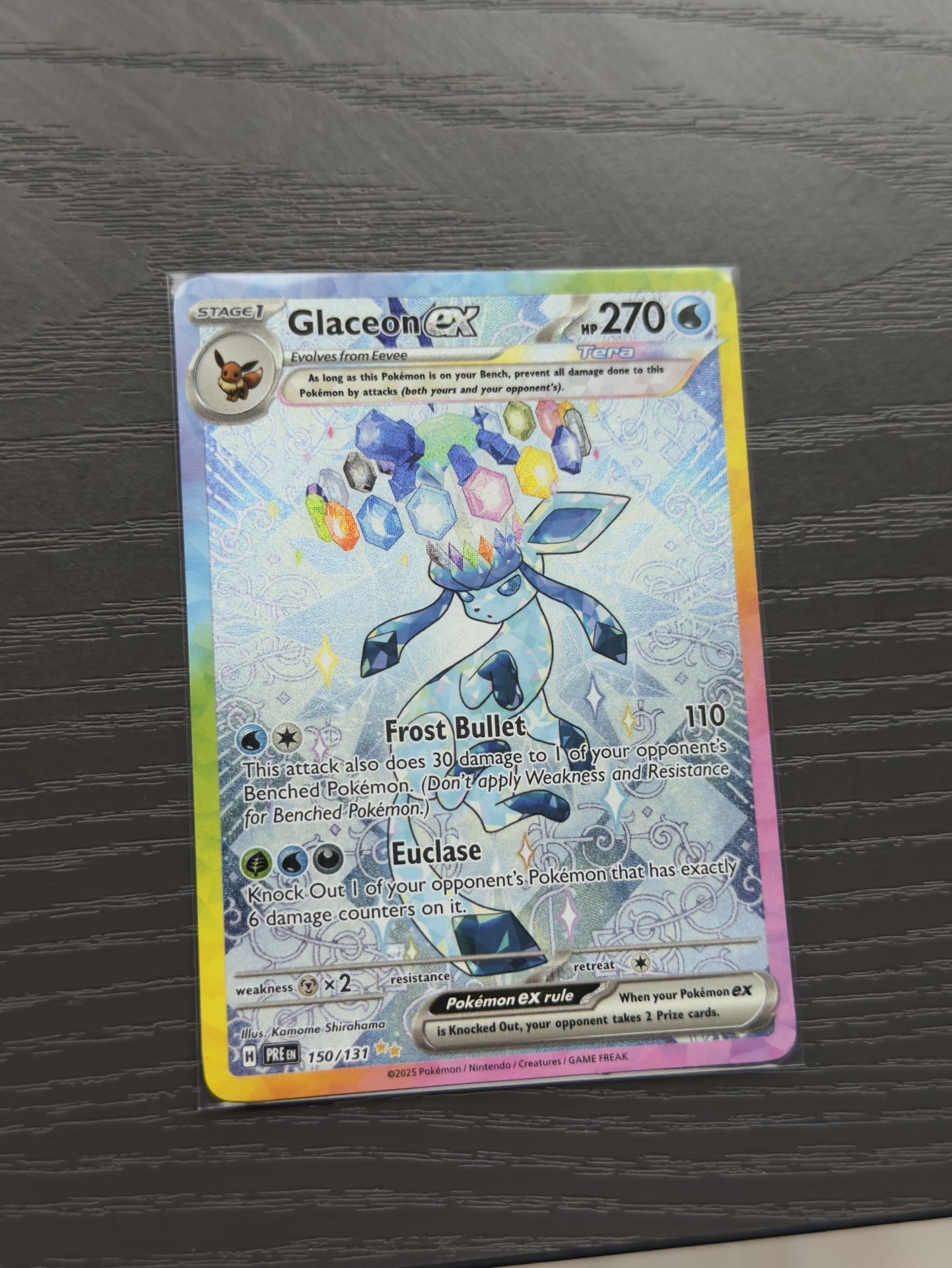 Pokemon Glaceon ex (Prismatic Evolutions) - Special Illustration Rare