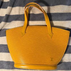 Louis Vuitton Saint Jacques handbag yellow ladies 