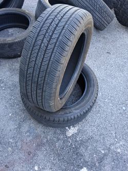 🌞2 TIRES ONLY 215/55/17 MICHELIN PRIMACY