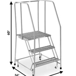 Industrial Step Ladder With Wheels Can Deliver For Fee