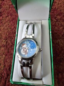 $3. Adorable Snowman with silver color band with removable links