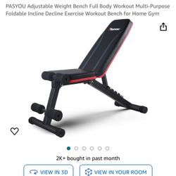 PASYOU Weight bench 