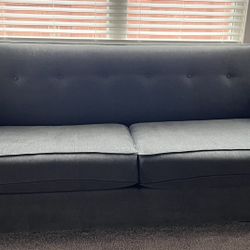 Modern Grey-Blue 2 Seater Sofa