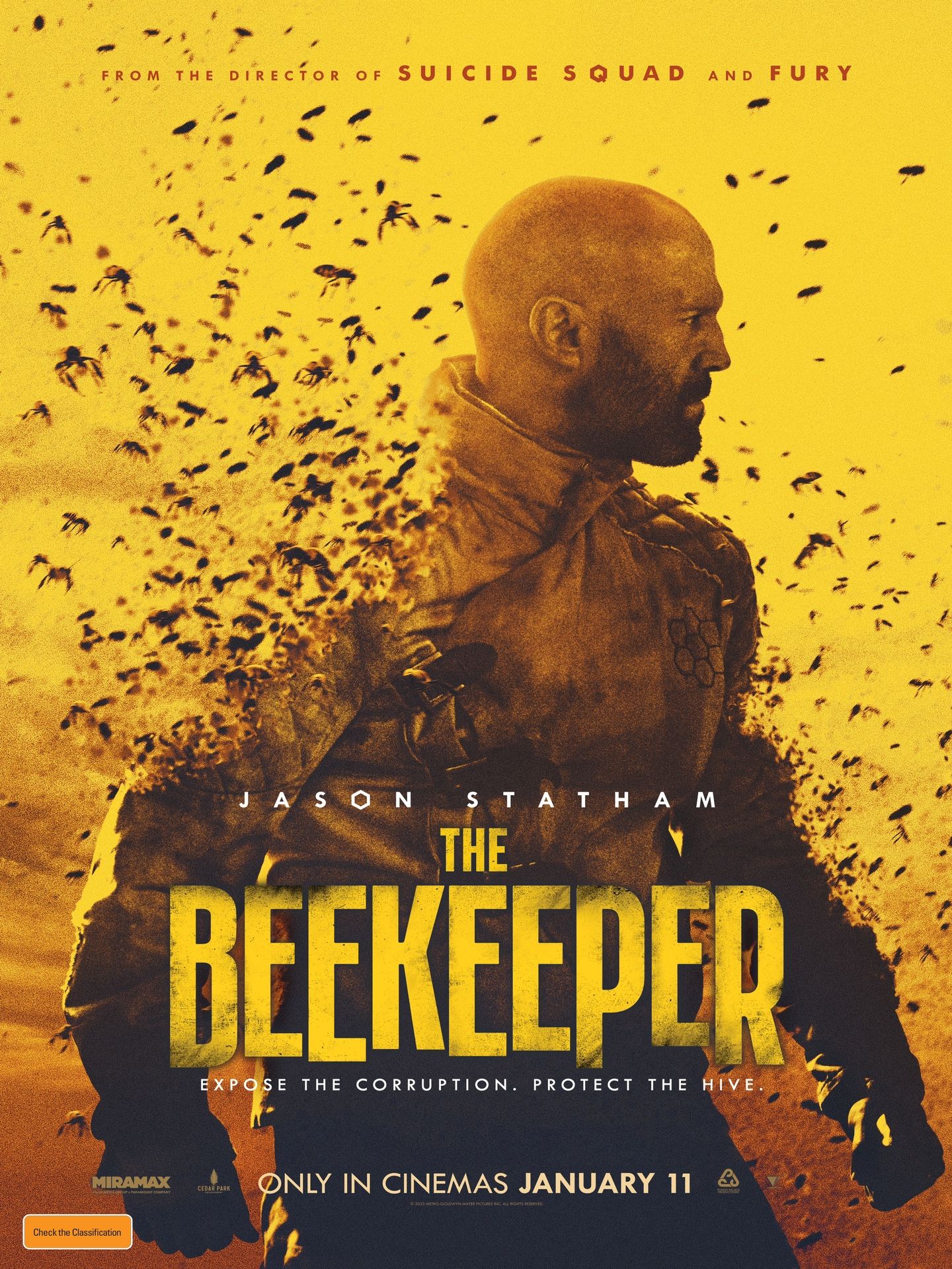 The Beekeeper (2024) Original Movie Poster 13x19