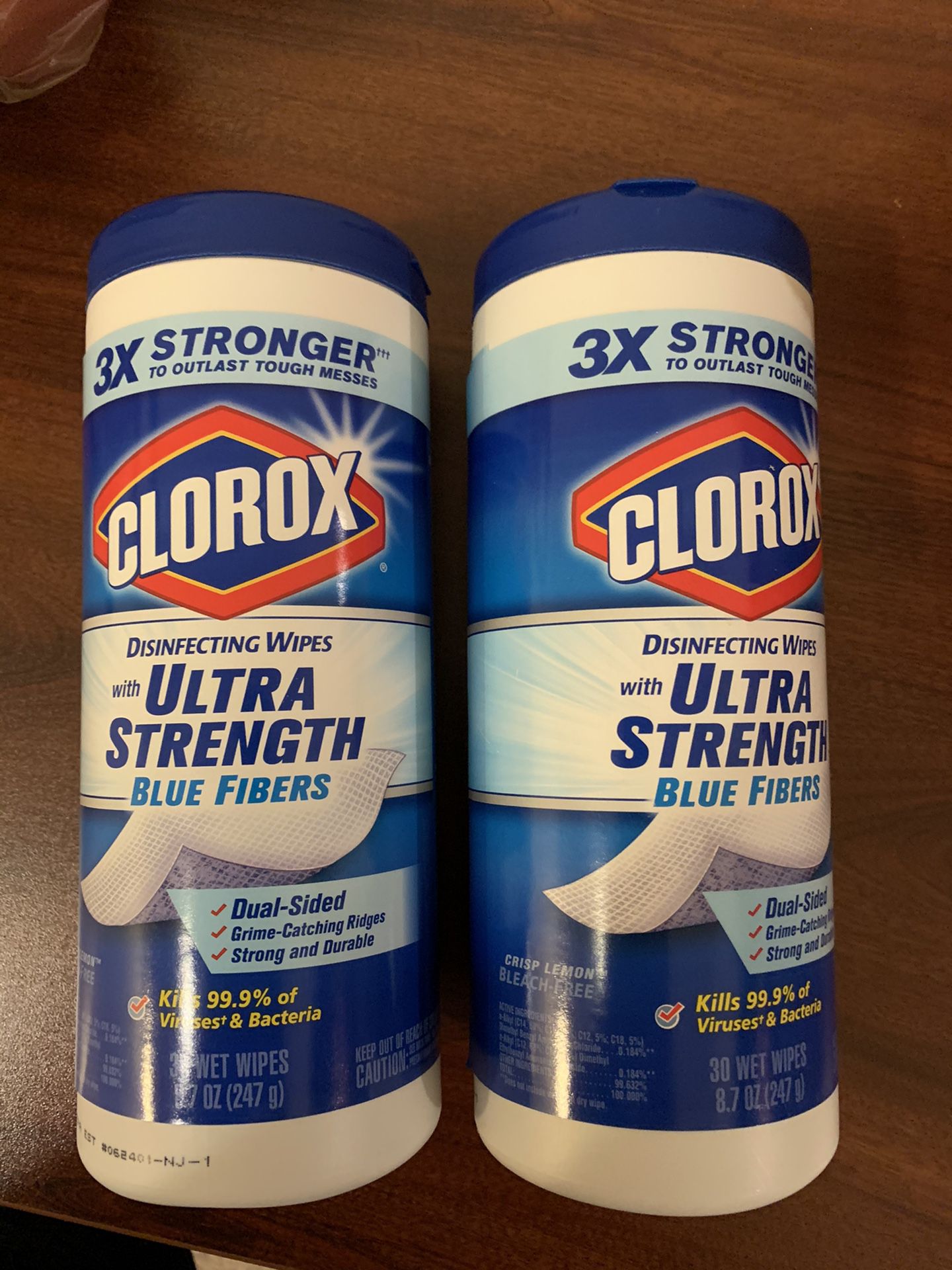 2 Clorox Ultra wipes
