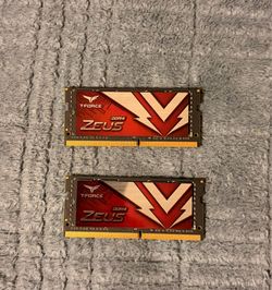 T-Force Zeus DDR4 Laptop Memory 64GB(2x32GB) 3200MHz CL22 RAM