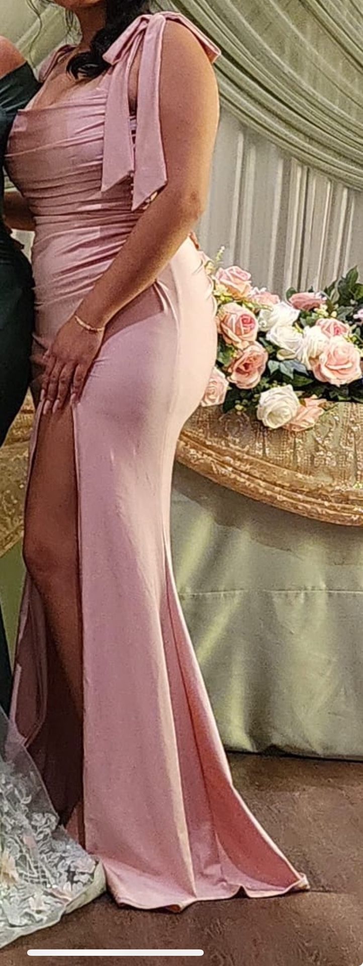 Blush Pink Long Formal Dress