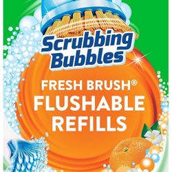 Scrubbing Bubbles Toilet Bowl Cleaner Refill Pads,