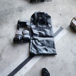 Punching Bag Gloves And HeadGear
