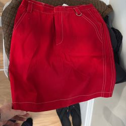 Ellen Tracy skirt -Red new 