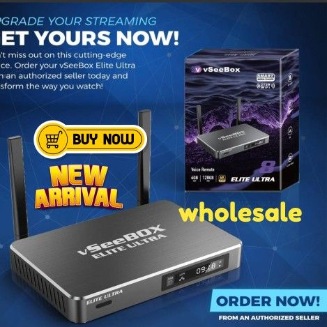 Smart Tv Box VSEEEBOX ELITE ULTRA Super box S6 wholesale reseller Android 12 ‼