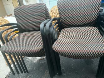 Stackable Office Chairs $40 Each (10 Left)