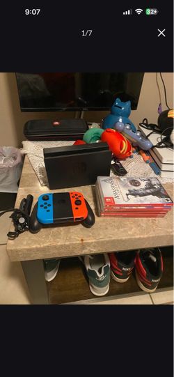 Nintendo Switch Bundle with Games and Accessories