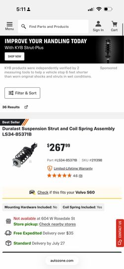 Strut assembly