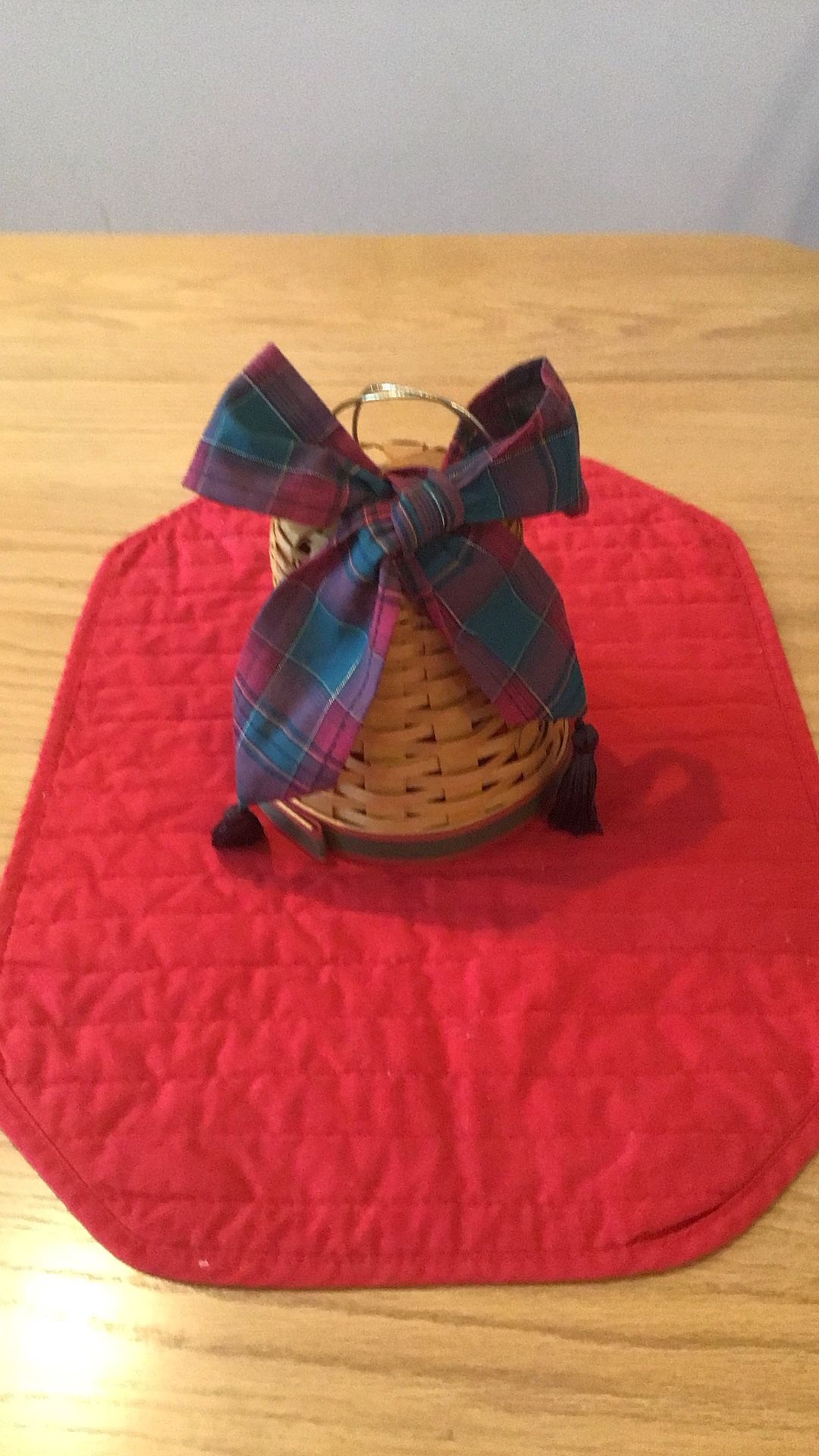 Longaberger Christmas Bell