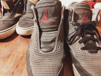 Air Jordan High-Top Sneakers Black Red