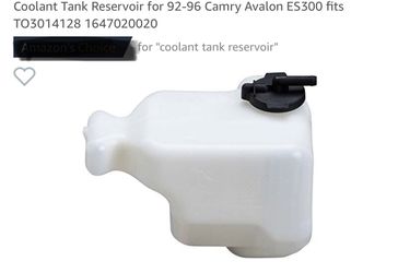 Coolant tank reservoir for Toyota Camry 92-96 year 1994