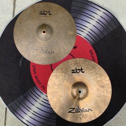 Zildjian ZBT Series 14” Hi Hat Drum Cymbals 