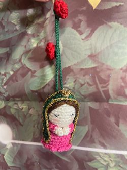 Handmade Crochet Virgin Mary