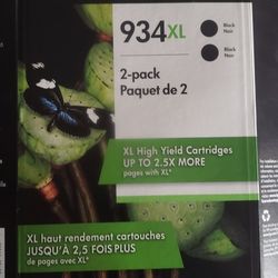 HP 934xl Black Ink 2 Pack
