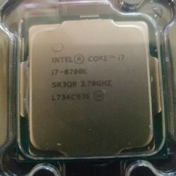 Intel Core i7- 8700k Processor