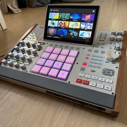 Akai MPC X SE Rare Customized Wood Stand Pads Pots
