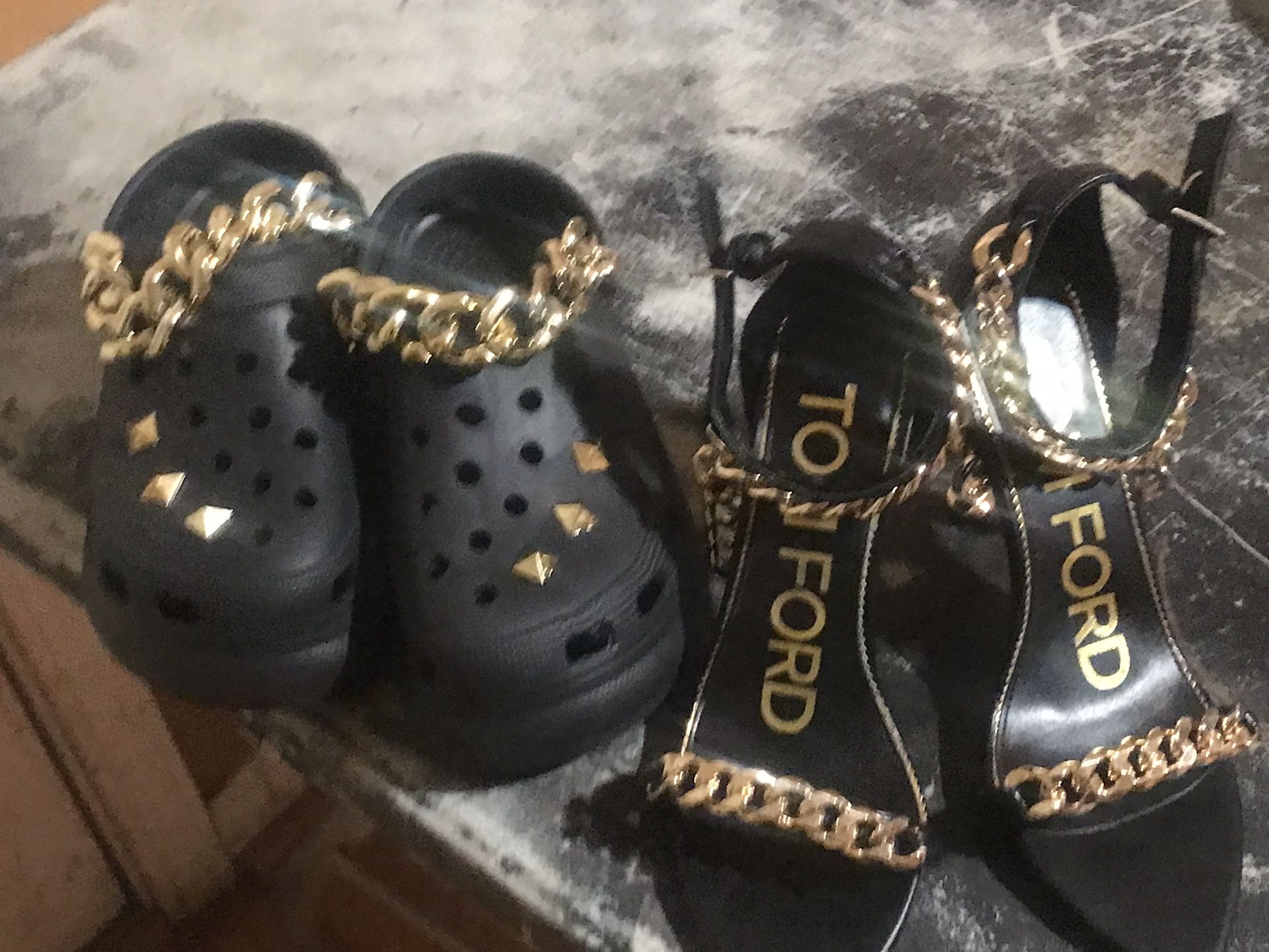 Tom Ford High Heels Size 39, Croc’s Size 38