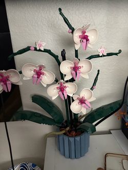 LEGO Botanical Orchid Set Built