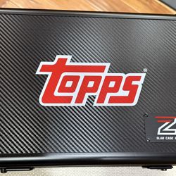 Topps Zion Slab Card Carrying Case X Aluminum Carbon NEW