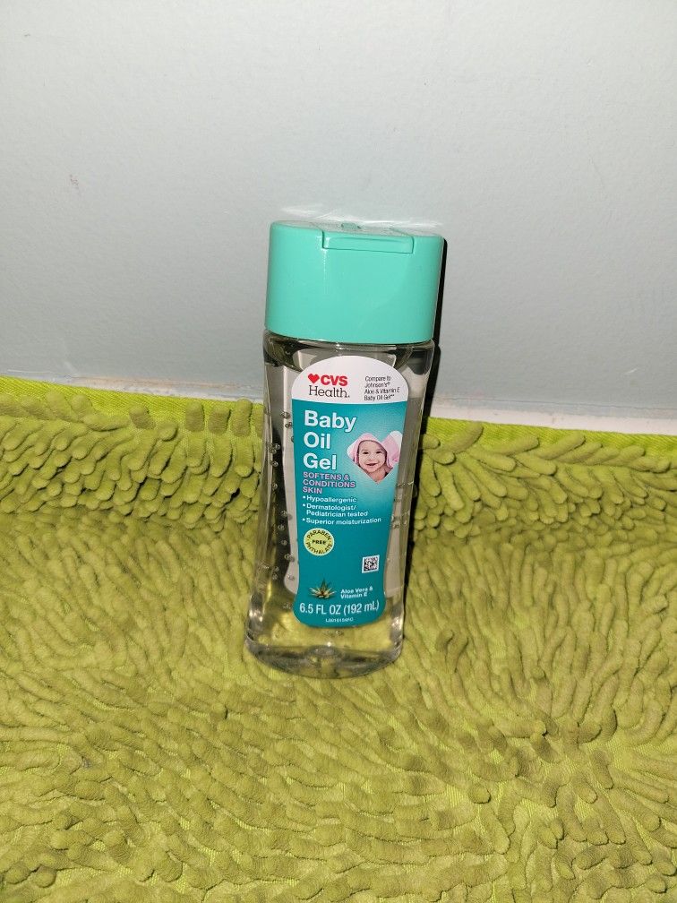 Baby Oil Gel Softens And Conditions Skin 6.5oz